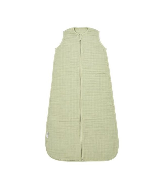 Meyco Meyco - Slaapzak ongevoerd pre-washed hydrofiel - Soft olive