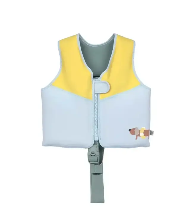 Lassig - LSF Swim Vest Illusion blue/pale yellow 92/98