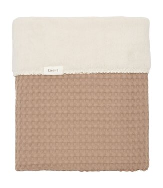 Koeka Koeka - Wiegdeken Wafel/teddy Oslo Caffe 100*75