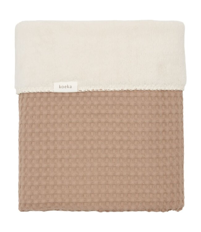 Koeka - Wiegdeken Wafel/teddy Oslo Caffe 100*75
