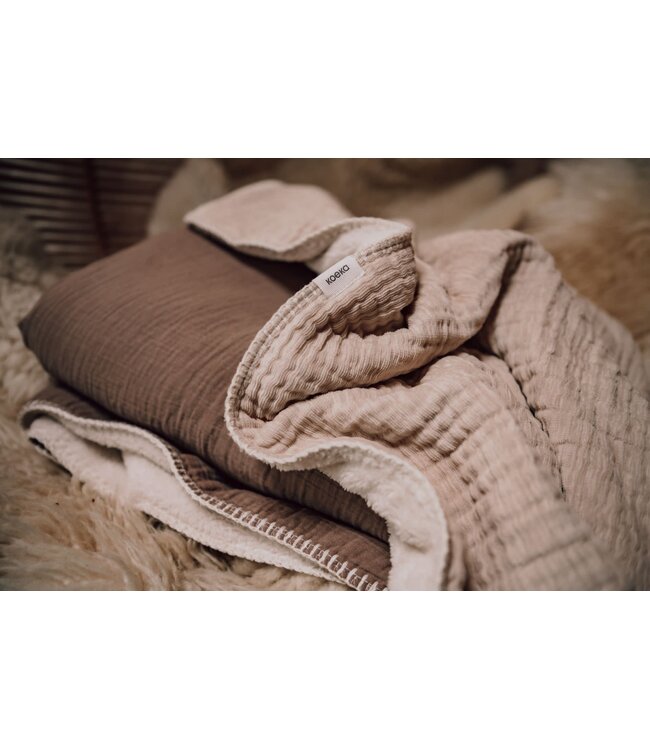 Koeka - Wiegdeken teddy Rivoli warm white