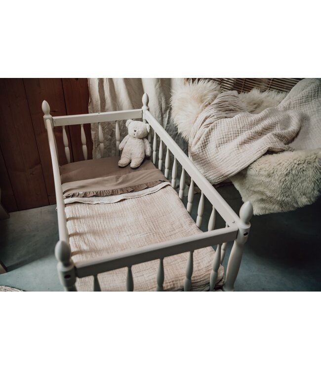 Koeka - Wiegdeken teddy Rivoli warm white