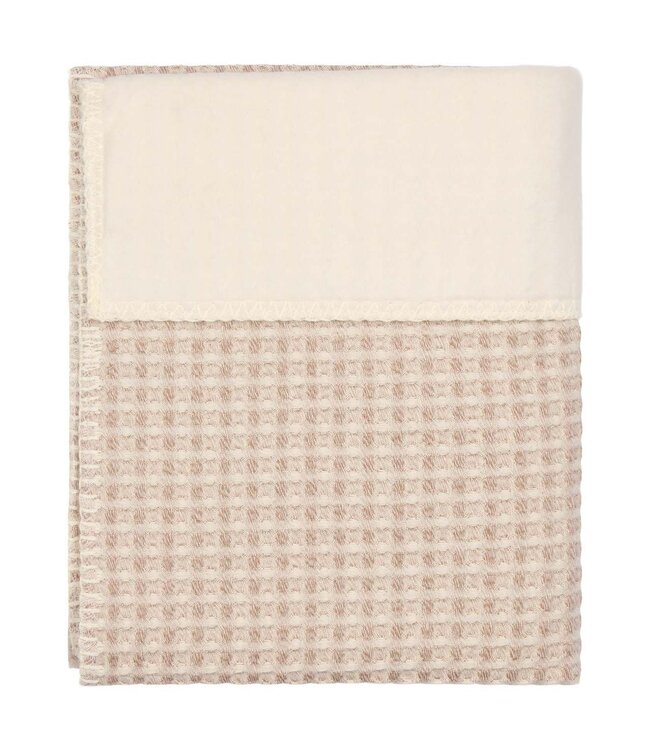 Koeka - Wiegdeken Cotton Fleece Wafel Amsterdam crumble