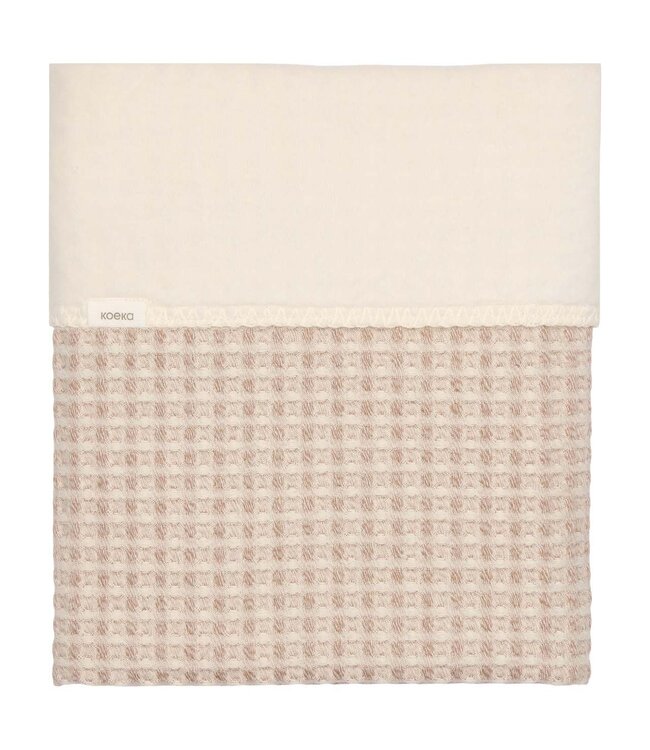 Koeka - Wiegdeken Cotton Fleece Wafel Amsterdam crumble