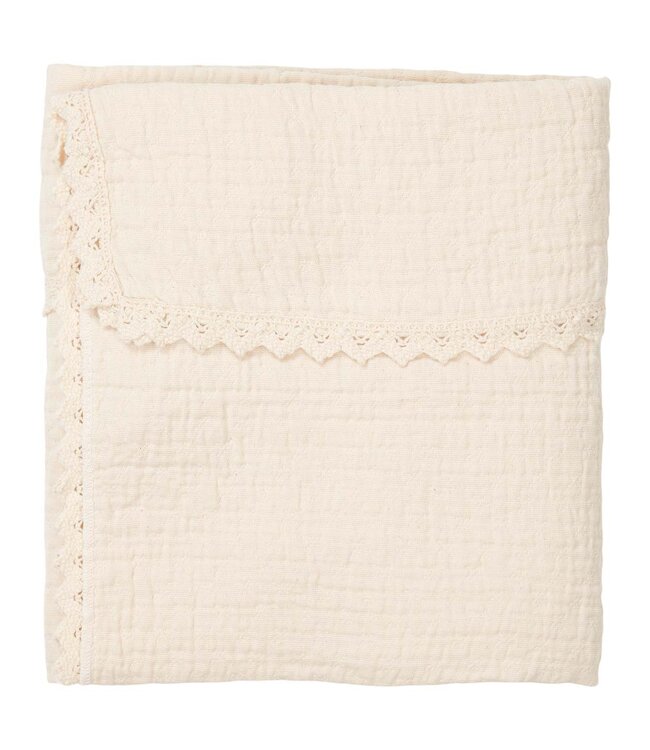 Koeka -  Wiegdeken Elba lace Natural