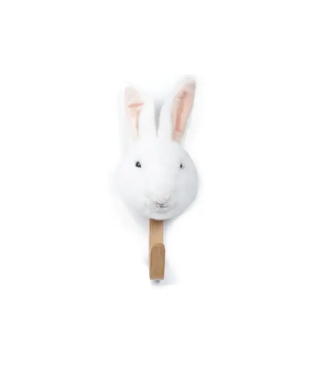 Wild and Soft Wild and Soft - Coat hanger bunny white