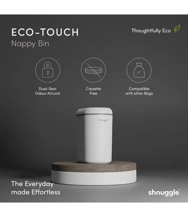 Shnuggle - Nappy Bin Taupe