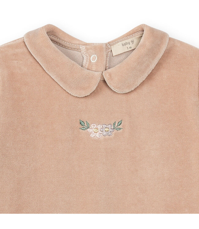 Baby GI - Footie Pastel Pink Camelia