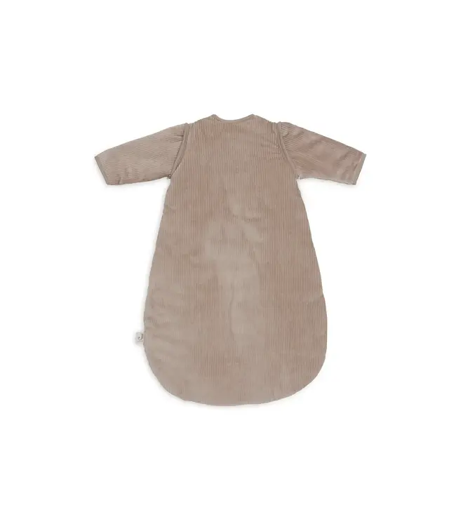 Jollein - Slaapzak met afritsbare mouw rond Rib Milky Coffee