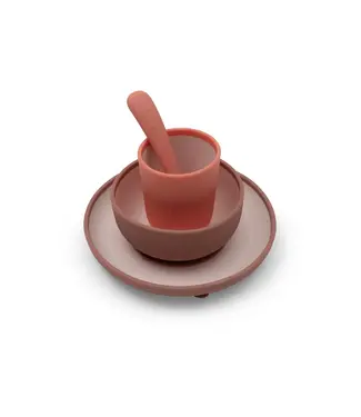 Jollein Jollein - Kinderserviesset 4-delig Blush