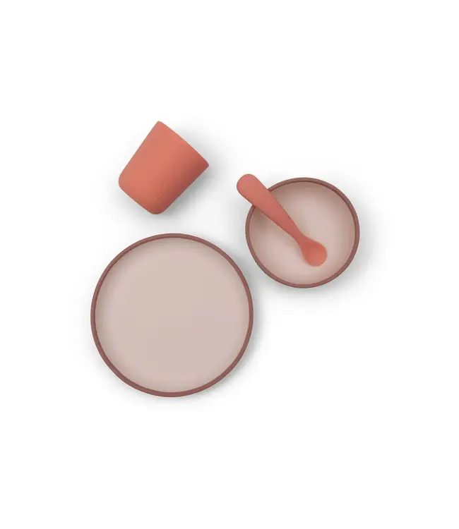 Jollein - Kinderserviesset 4-delig Blush
