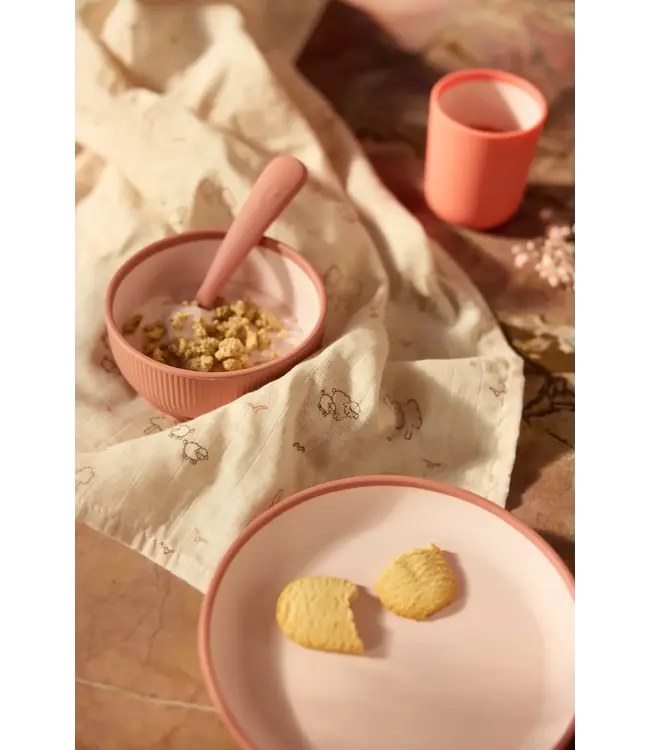 Jollein - Kinderserviesset 4-delig Blush