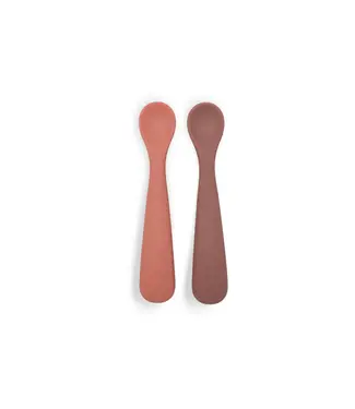 Jollein Jollein - Siliconen lepeltje 2-pack Blush