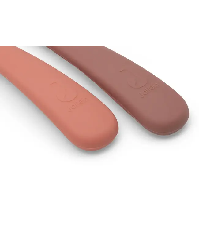 Jollein - Siliconen lepeltje 2-pack Blush