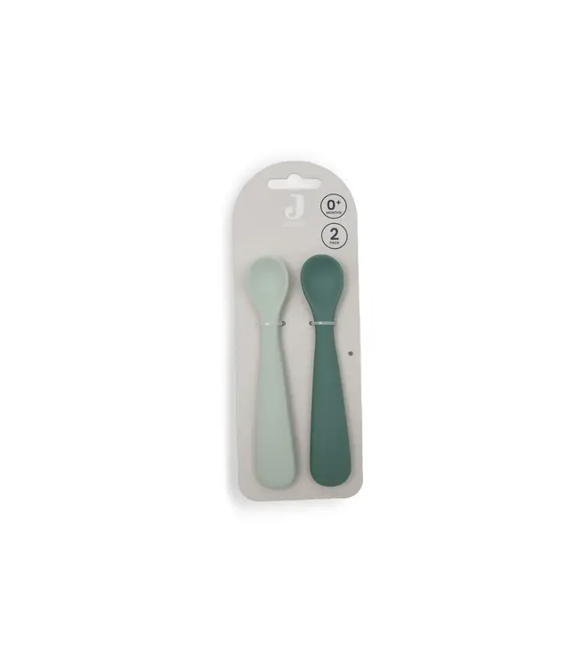 Jollein - Siliconen lepeltje 2-pack Jade