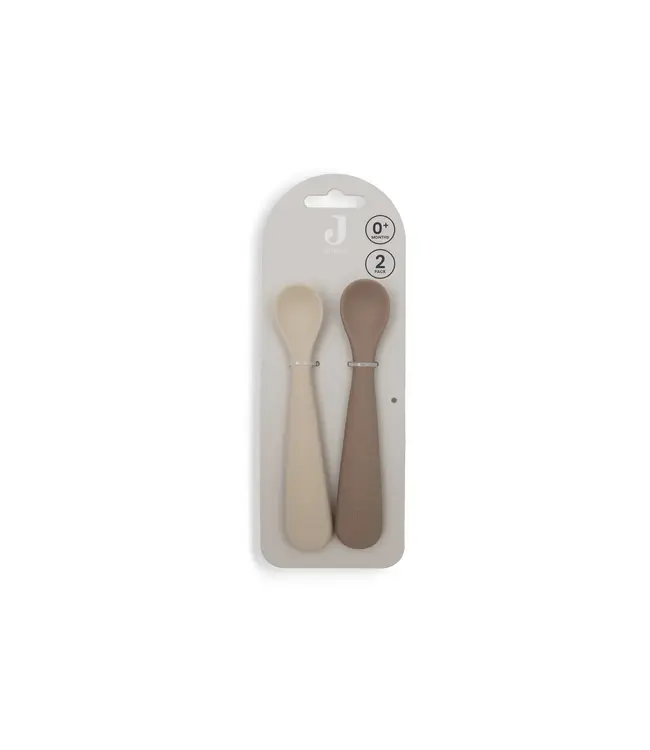 Jollein - Siliconen lepeltje 2-pack Natural