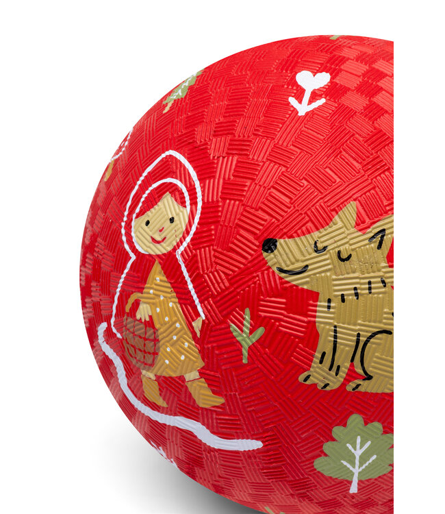 Little L Soft Toys - Rubber bal – Roodkapje – 13 cm