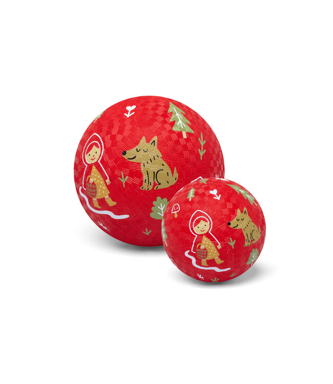 Little L Soft Toys - Rubber bal – Roodkapje – 13 cm