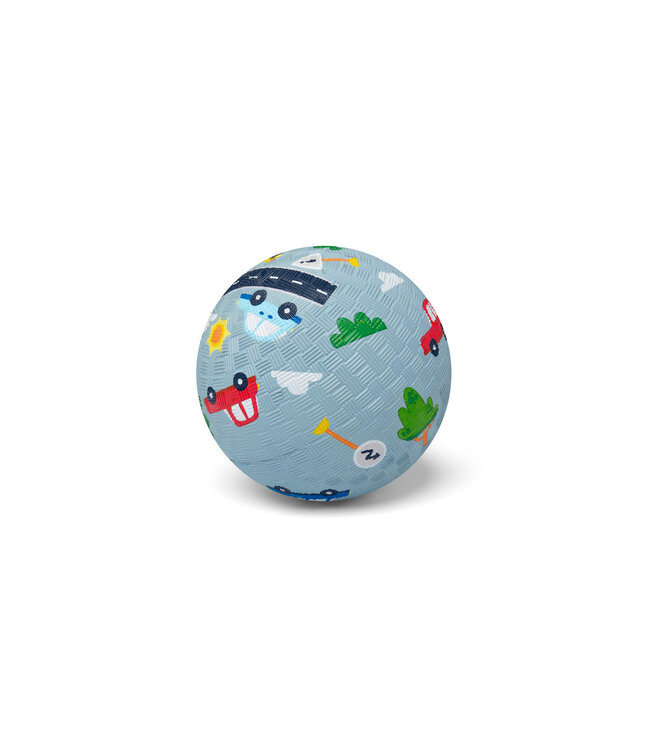 Little L Soft Toys - Rubber bal – Auto's – 13 cm