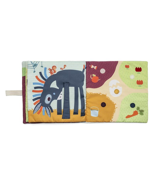 Lilliputiens - Vingerpoppenboek baby boerderijdieren