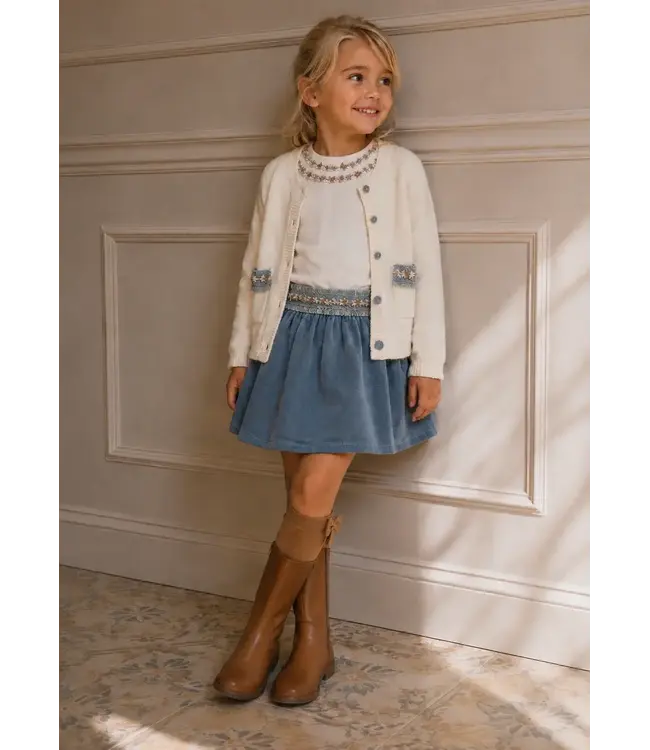 Natini - Cardigan Ruby Ivory