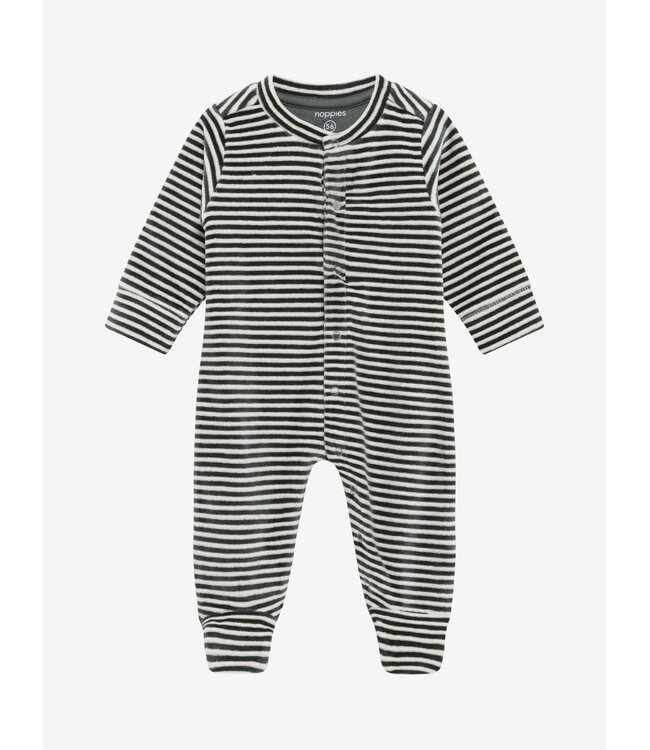 Noppies - Playsuit stripe Balsam green