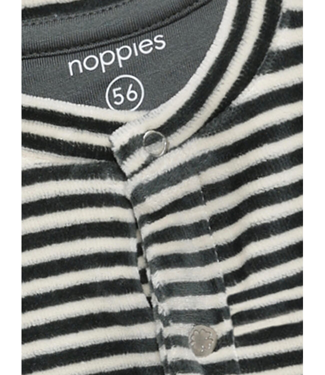 Noppies - Playsuit stripe Balsam green