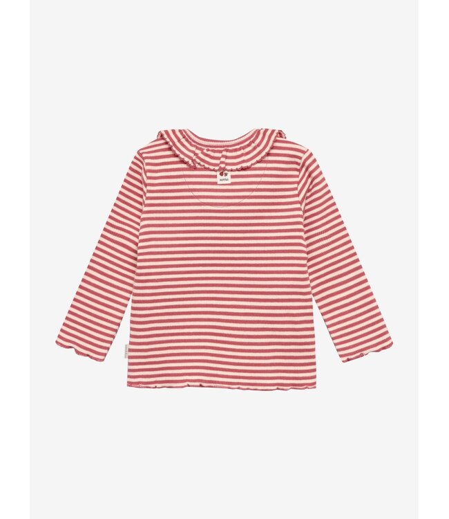 Noppies - Tee LS stripes Dusty cedar