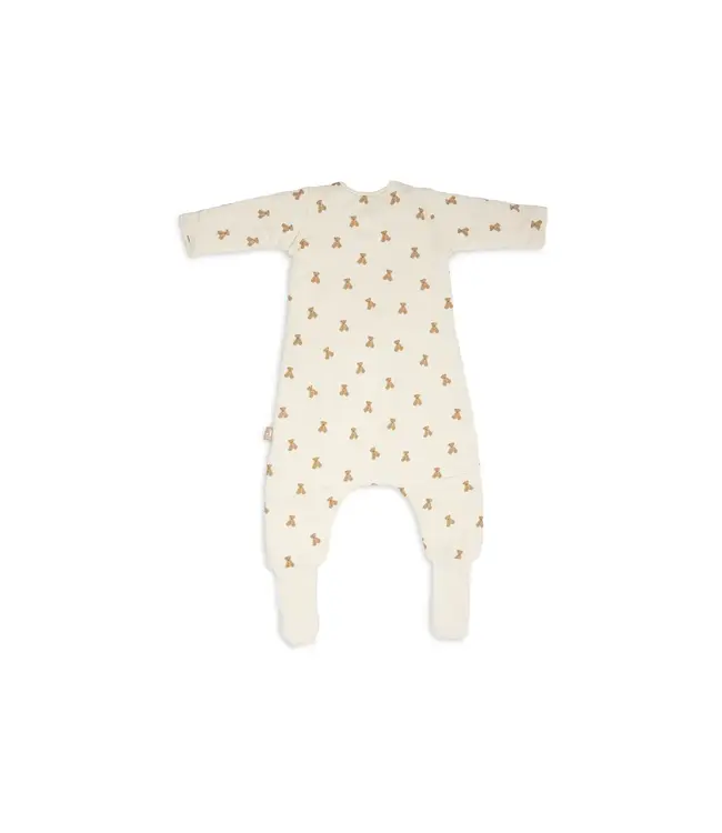 Jollein - Slaapzak met voeten en afritsbare mouw Mini teddy bear