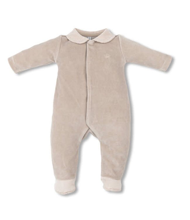 My First Collection - Romper Beige velvet wings