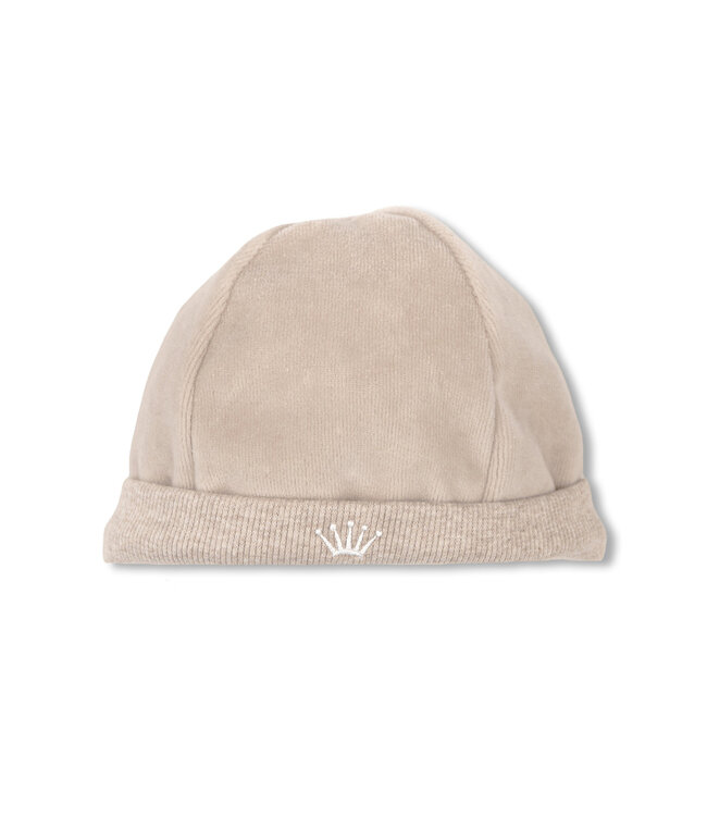 My First Collection - Bonnet velvet Beige
