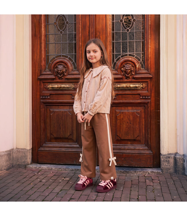 Your Wishes - Twill woven blouse white swan
