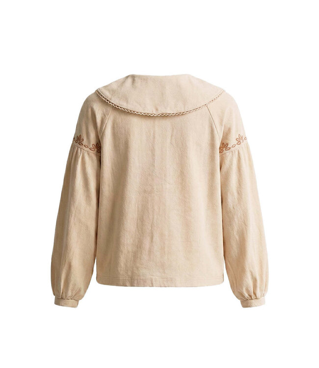 Your Wishes - Twill woven blouse white swan