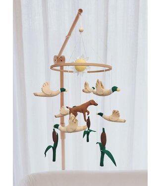 Little Loua Little Loua - Handmade mobile Dog and ducks