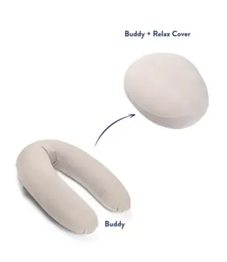 Doomoo Doomoo - RELAX COVER voor voeding kussen Teddy Milky