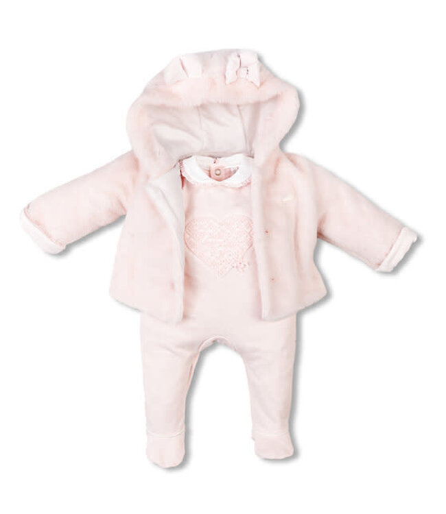 My First Collection - blush pink First Signature romper