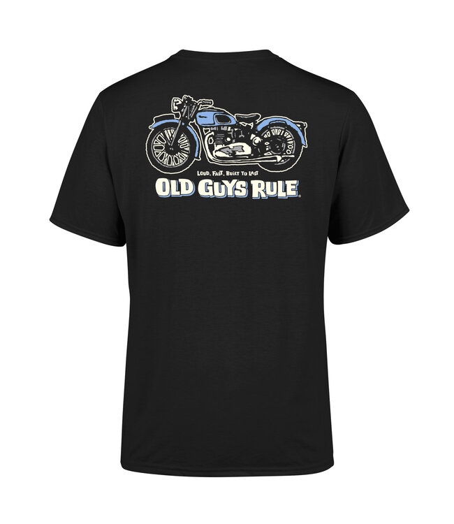 Old Guys Rule t-shirt Triumph Old Guys Rule zwart