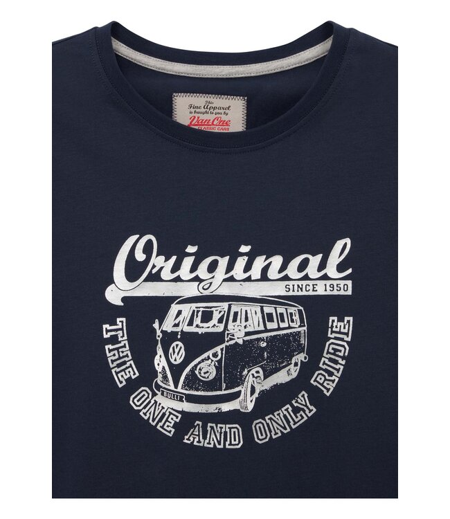 Van One Classic Cars t-shirt dames The original Navy/Zilver