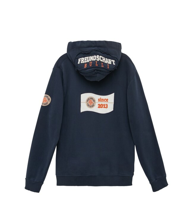 Van One Classic Cars unisex FREUNDSCHAFT zip-hoodie navy
