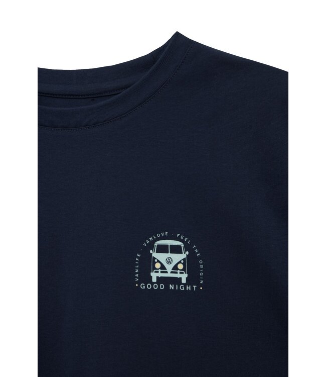 Van One Classic Cars Dames t-shirt Good Night boxy navy
