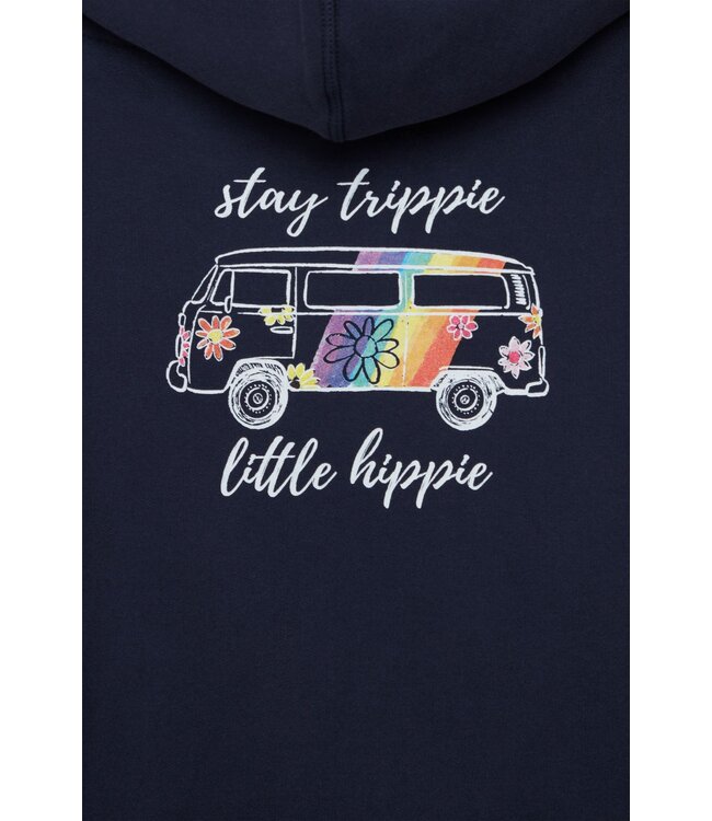 Van One Classic Cars Dames hoodie Trippie Hippie navy