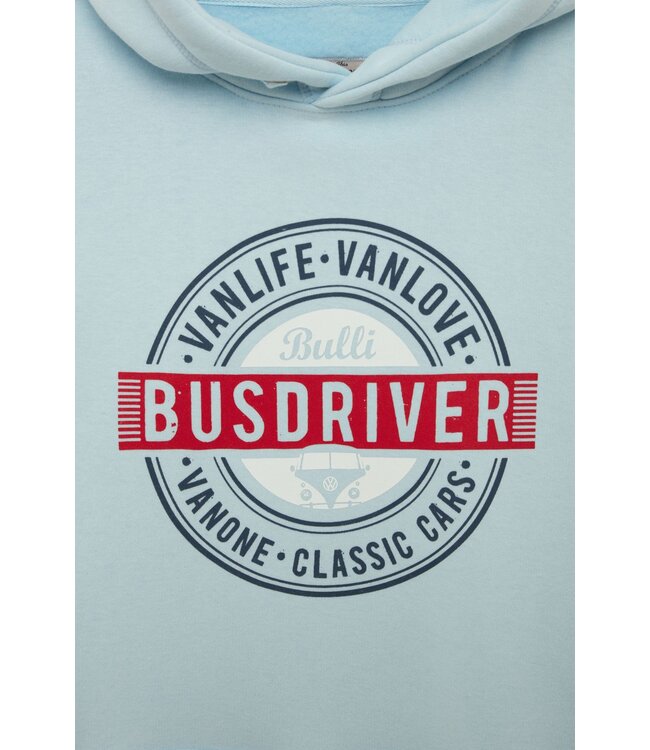 Van One Classic Cars Busdriver heren hoodie Spun Sugar