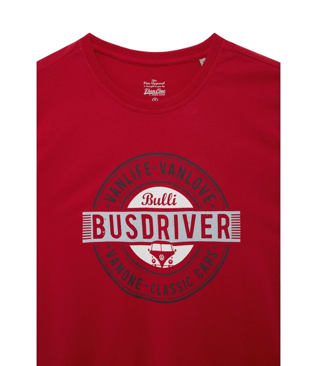 Van One Classic Cars Van One heren t-shirt busdriver 3 kleuren