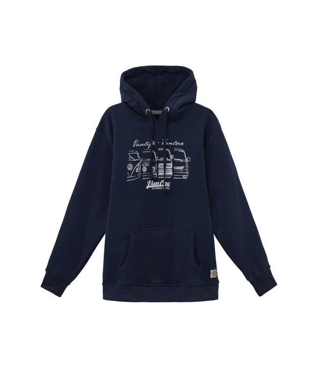 Van One Classic Cars Van One heren hoodie WE ARE FAMILY (ss25)