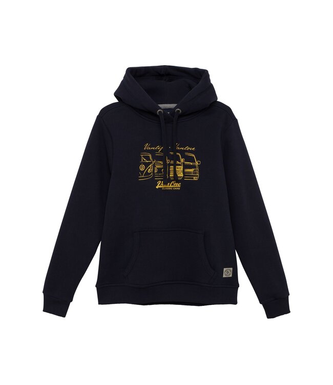 Van One Classic Cars Dames hoodie WE ARE FAMILY navy