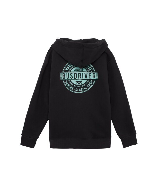 Van One Classic Cars heren zip hoodie BUSDRIVER schwarz
