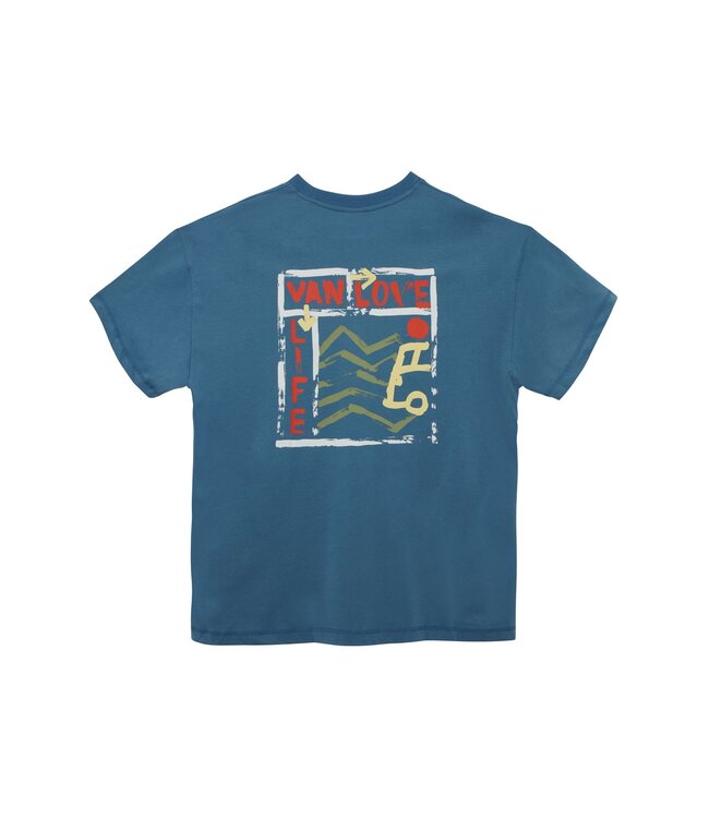 Van One Classic Cars Van One heren t-shirt Rudimentary Blue Multi