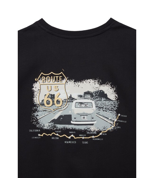 Van One Classic Cars Van One heren t-shirt ROADTRIP schwarz