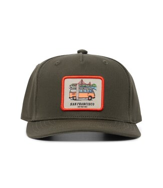 Van One Classic Cars Van One kids cap SAN FRANCISCO olive