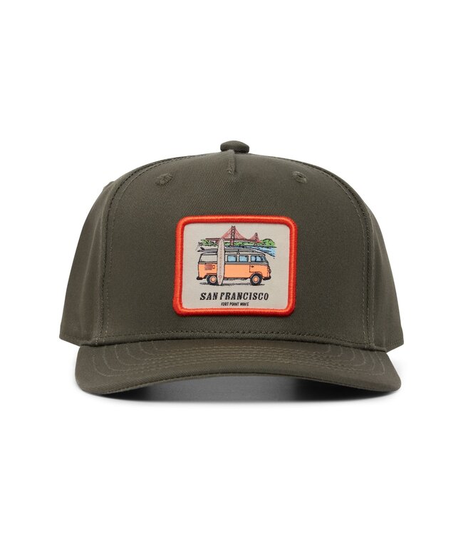 Van One Classic Cars Kids cap SAN FRANCISCO olive